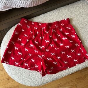 Victoria's Secret Pink Boxer Shorts with Dog Print